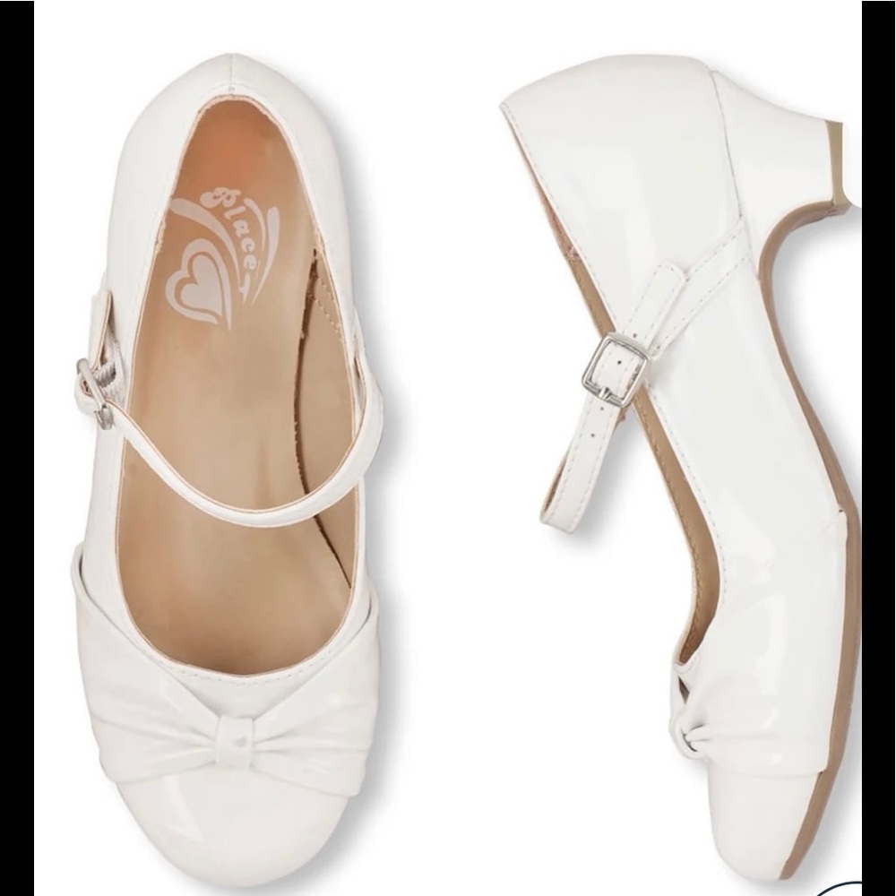 The Children's Place White Patent Mary Jane Dress Shoes